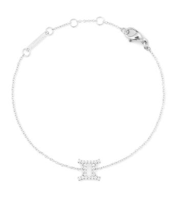 Daniel Wellington Oceľový retiazkový náramok znamenia Blíženci Crystal Zodiac DW00400933