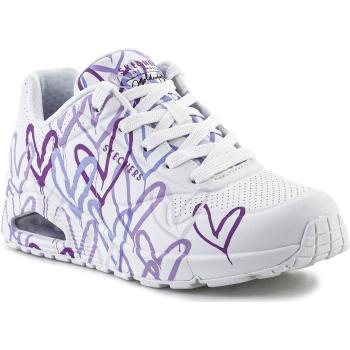 Skechers  JGoldcrown Uno Lite - Spread the Love 155507-WLPR  Nízke tenisky Biela