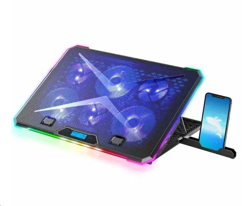 EVOLVEO Ania 9 RGB, nastaviteľný podstavec pre notebook