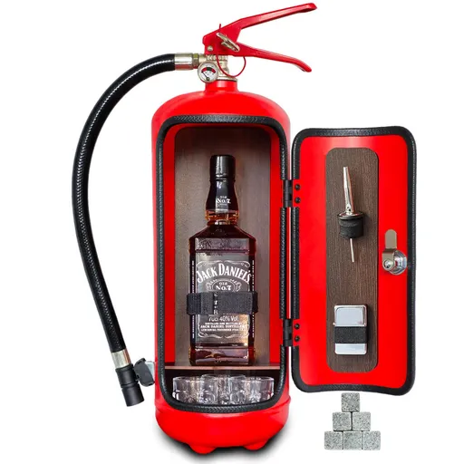 Darčekový hasičák Jack Daniel´s no.7 (Barva hasičáku: Červená)