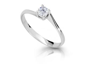 Cutie Diamonds Zásnubný prsteň z bieleho zlata s diamantom DZ6896-1957-10-X-2 54 mm