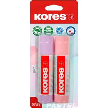 KORES Lepiaca tyčinka Pastel 2× 20 g (9023800128270)