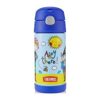 Thermos FUNtainer Detská termoska so slamkou - pirát 355 ml