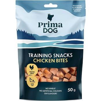 PrimaDog Výcvikové maškrty pre psov – kuracie kúsky 50 g (6430056888521)