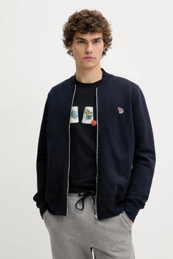 Bavlnená mikina PS Paul Smith tmavomodrá farba, jednofarebná, M2R-258S-KZEBRA