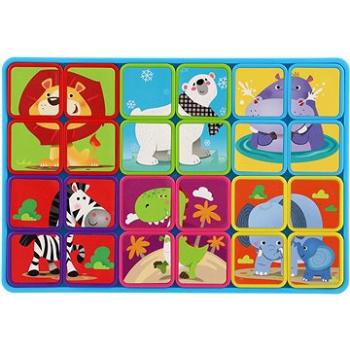 Teddies Magnetické doskové puzzle Zvieratá (4892401904034)