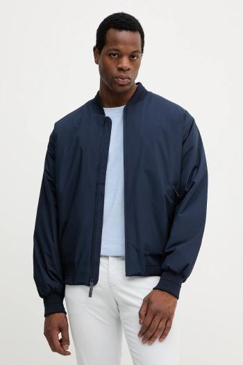 Bunda Calvin Klein tmavomodrá farba, prechodná, LV04LC513G