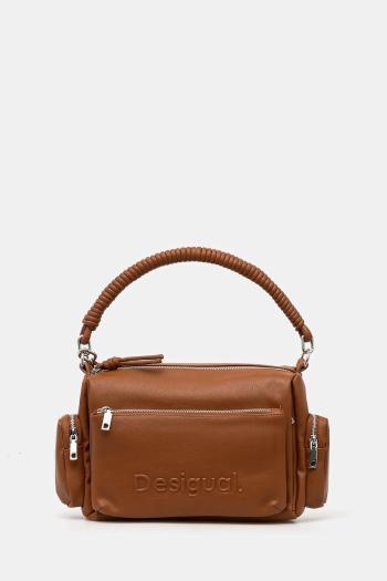 Kabelka Desigual HALF HABANA CAMEL hnedá farba, 25SAXPAJ