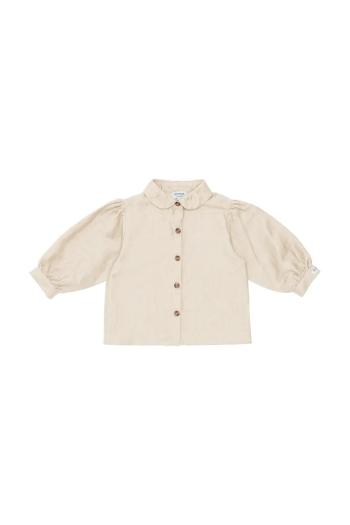 Detská blúzka Donsje Ister Blouse béžová farba, jednofarebná, 4087100