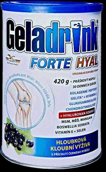 GELADRINK FORTE HYAL nápoj čierne ríbezle 420 g