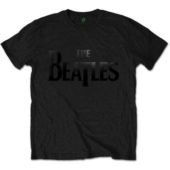 The Beatles tričko Drop T Logo Čierna XL