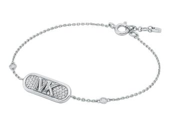 Michael Kors Trblietavý strieborný náramok Kors MK MKC1730CZ040