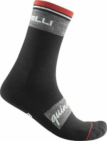 Castelli Quindici Soft Merino Sock Black 2XL Cyklo ponožky