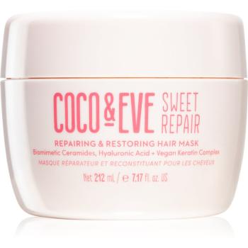 Coco & Eve Sweet Repair Repairing & Restoring Hair Mask intenzívna maska pre posilnenie a lesk vlasov 212 ml