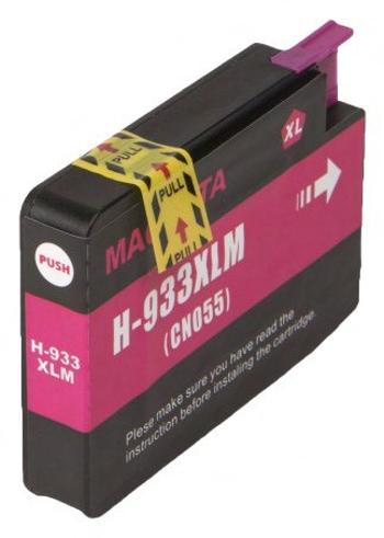 HP CN055AE - kompatibilná cartridge HP 933-XL, purpurová, 15ml