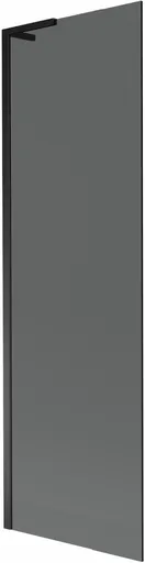 MEXEN/S - Next L vaňová zástena FIX 60 x 150, grafit, čierna 895-060-000-03-40-70