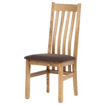 Jedálenská stolička Autronic 49x102 cm prírodná masív C-2100 BR2