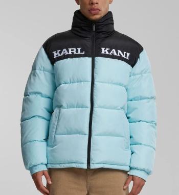 Zimná bunda Karl Kani Retro Essential Puffer Jacket light blue - M