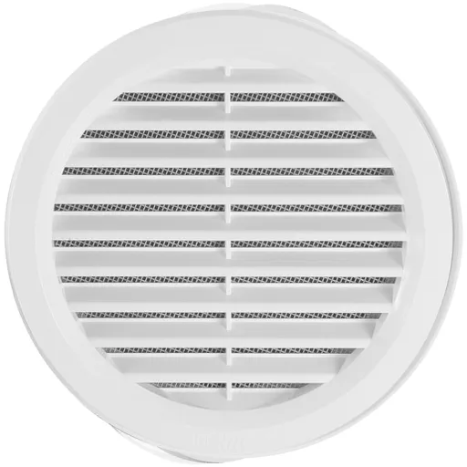 HACO Větr.mříž.kul.prům.10cm síťka, bílá VM100B