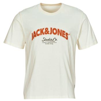 Jack & Jones  JORBRONX   Tričká s krátkym rukávom Béžová