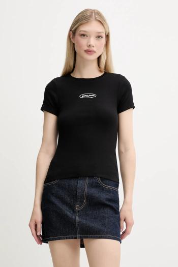 Tričko Guess Jeans dámske, čierna farba, W5YP37 KA0H1