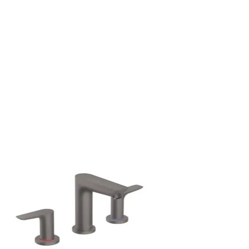 Hansgrohe Talis E umývadlová batéria s výpusťou kartáčovaný černý chrom 71733340