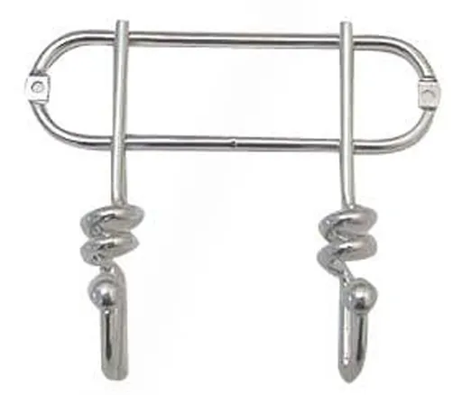 Nástenný vešiak TORO Twist 2 háčiky