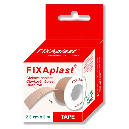 FIXAPLAST Cievka náplasť 2.5 cm x 5 m