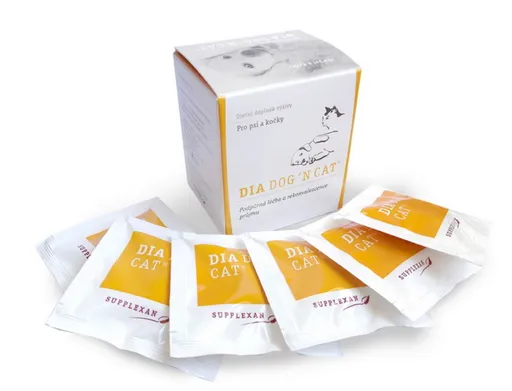 Dia Dog & Cat žuvacie tablety proti hnačke pre psy a mačky 6tbl