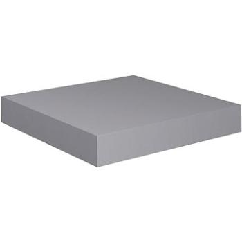Shumee plávajúca nástenná sivá 23×23,5×3,8 cm MDF, 323844