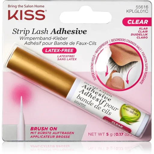 KISS Strip Lash Adhesive transparentné lepidlo na umelé mihalnice 5 g