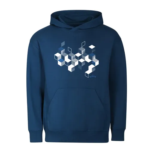 Bontis Mikina CUBES - Polnočná modrá | 2XL