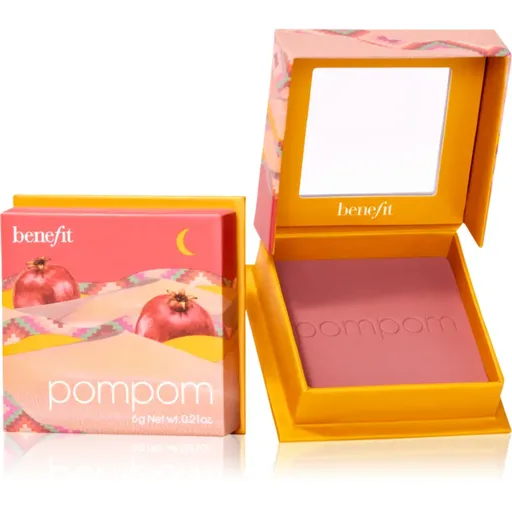 Benefit PomPom WANDERful World púdrová lícenka odtieň Pomegranate rose 6 g