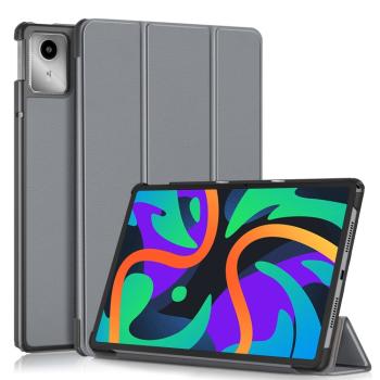 LEATHER Zaklápací kryt pre Lenovo Tab M11 šedý