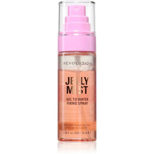 Makeup Revolution Jelly Juice rozjasňujúci fixačný sprej 70 ml