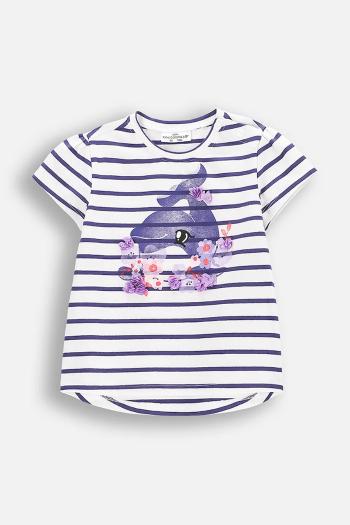Tričko Coccodrillo biela farba, HOLIDAY SPLASH GIRL NEWBORN