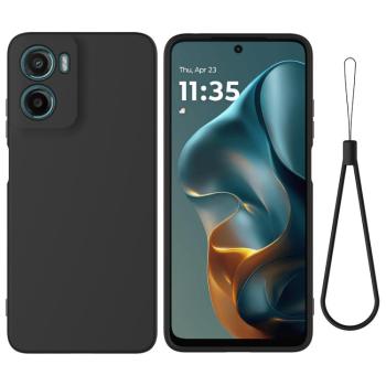 RUBBER Ochranný kryt pre Motorola Moto G05 / Moto E15 čierny