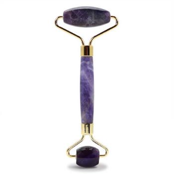 Plum Beauty Masážny valček z ametystu, fialová