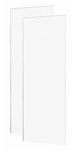 MEXEN - VELAR pro sprchové dvere 100x200 cm 8mm transparent, Sada samostatných skel 871-100-000-00-00