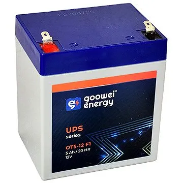 GOOWEI ENERGY Bezúdržbový olovený akumulátor OT5-12, 12 V, 5 Ah