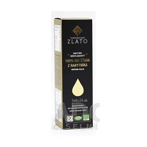 T.ZLATO 100 % BIO ŠŤAVA Z RAKYTNÍKA 185ml