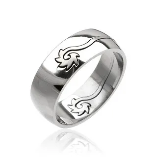 Oceľový prsteň - stočený disk - Veľkosť: 62 mm