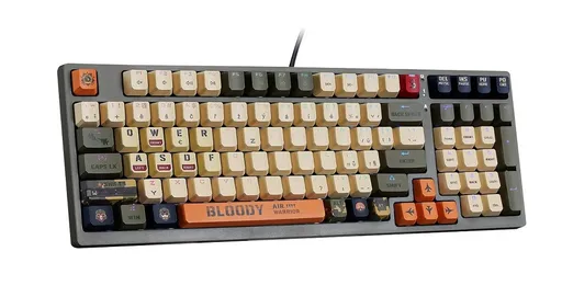 A4tech Bloody S98 RGB podsvietená mechanická herná klávesnica, USB, CZ/SK