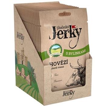 Jihočeské Jerky Hovädzie s bylinkami 20 ks (8594068231312)
