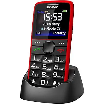 Aligator A675 Senior, červený (A675RD)