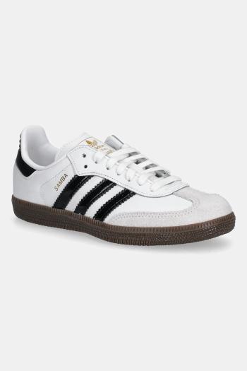 Detské tenisky adidas Originals SAMBA OG biela farba, JQ2850
