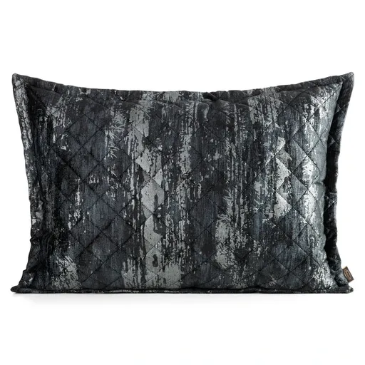 ArtFir Obliečka na vankúš BLINK 43 | čierna/strieborná 50 x 70 cm