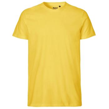 Neutral Pánske tričko Fit z organickej Fairtrade bavlny - Žltá | XL