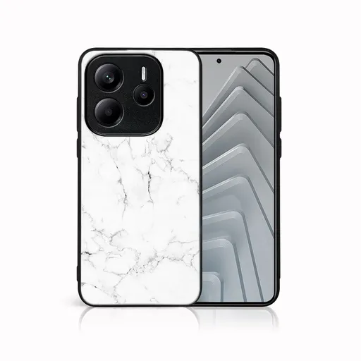 MY ART Ochranný kryt pre Xiaomi Redmi Note 14S WHITE MARBLE (144)