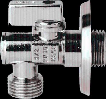 Práčkový rohový ventil s filtrom 1/2x3/4 + klapka Optima ET708L